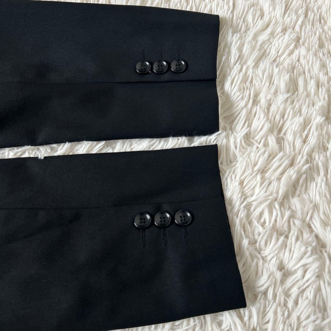 新品　レミュー　スーツ　パンツ　3点セット 大きなサイズ　洗えるスーツ　黒　無地