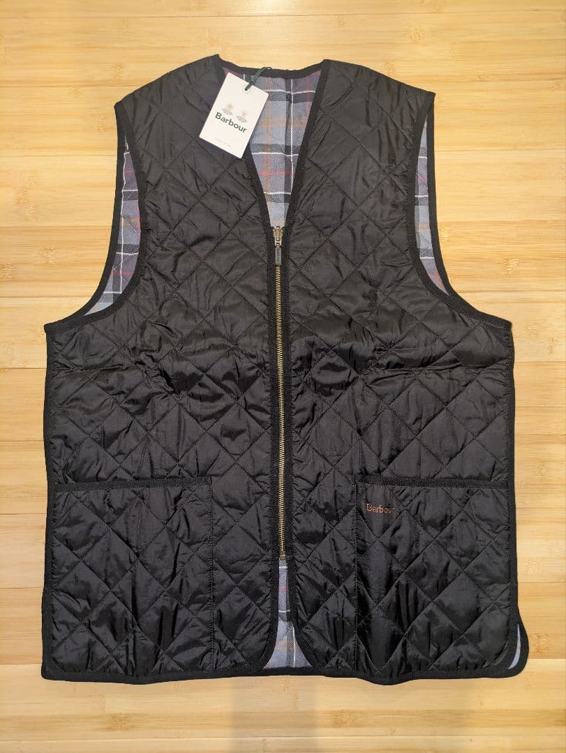 新品未使用　バブアー　純正キルティングライナー　ブラック　42