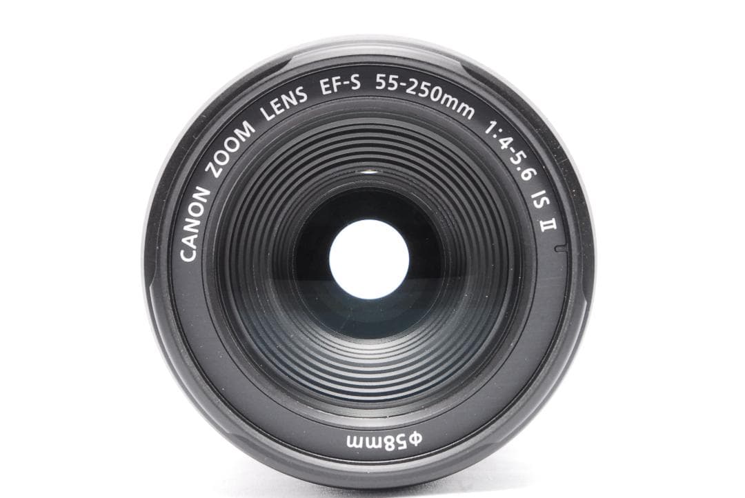 美品 望遠レンズ キヤノン Canon EF-S 55-250mm IS II