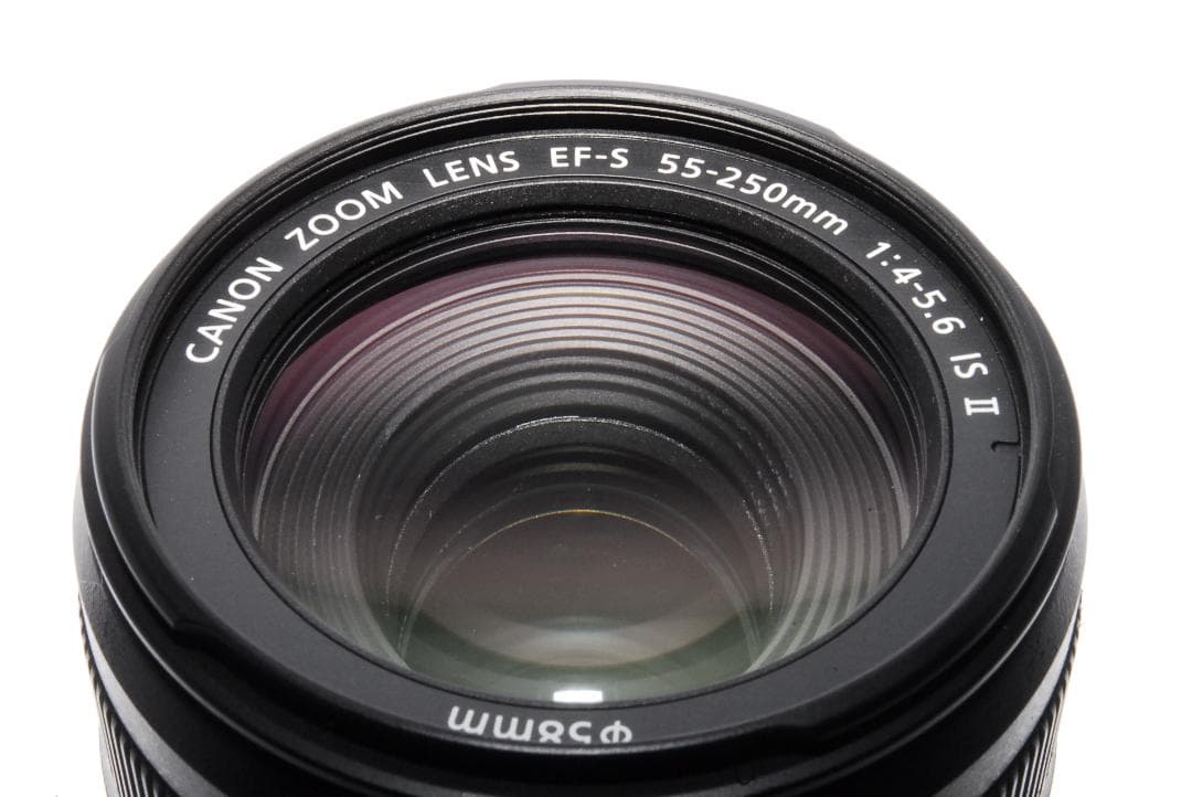 美品 望遠レンズ キヤノン Canon EF-S 55-250mm IS II