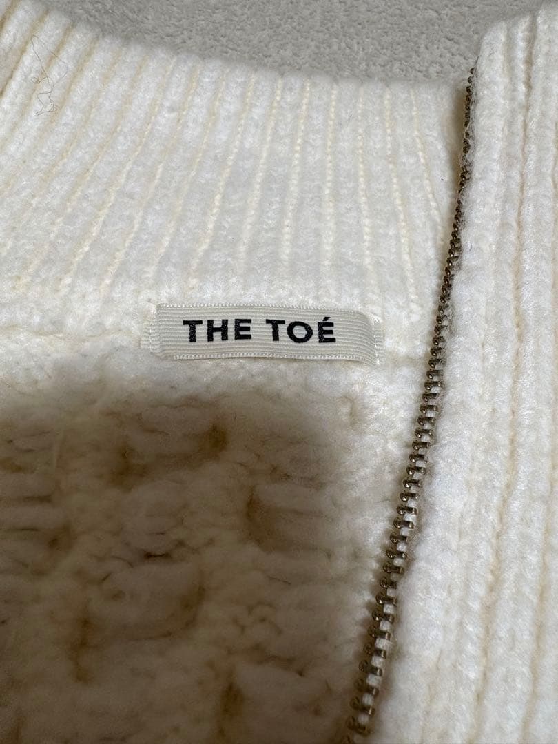 THE TOE Schilder Zip Knit ケーブルジップニット