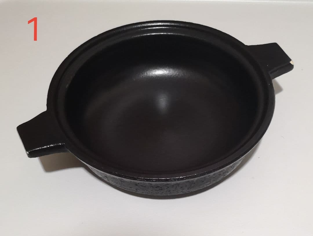 長谷園 キャセロールマイン 黒 4個