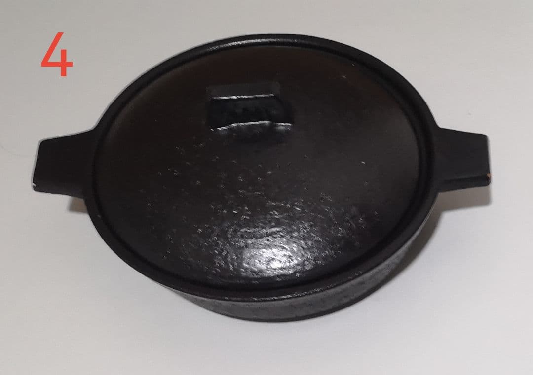 長谷園 キャセロールマイン 黒 4個