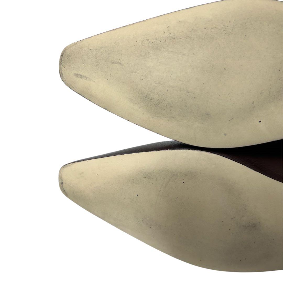 【箱付き】CORSOROMA9 ロングブーツ インヒール ブラウン