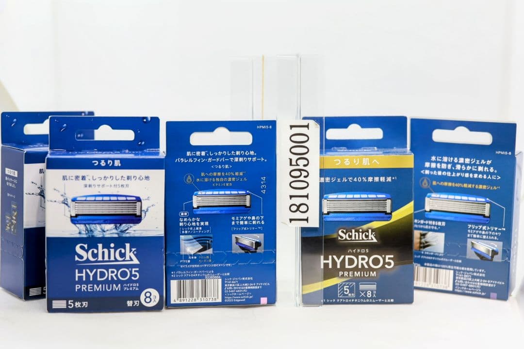5箱セット合計40個 シック ハイドロ5プレミアム つるり肌へ 替刃 8個入