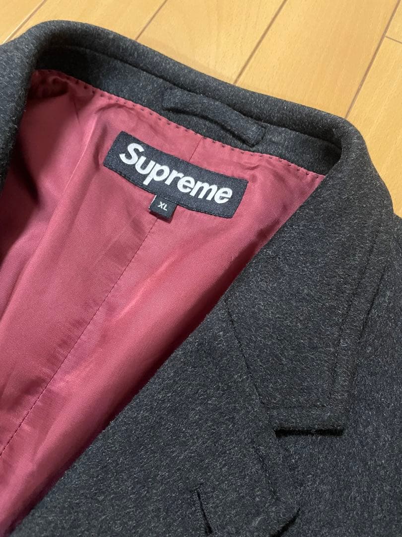 い*ん様 レア‼️Supreme × Loro Piana チェスターコート X