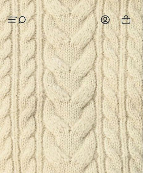 45rpm☆USモーのアランセーター