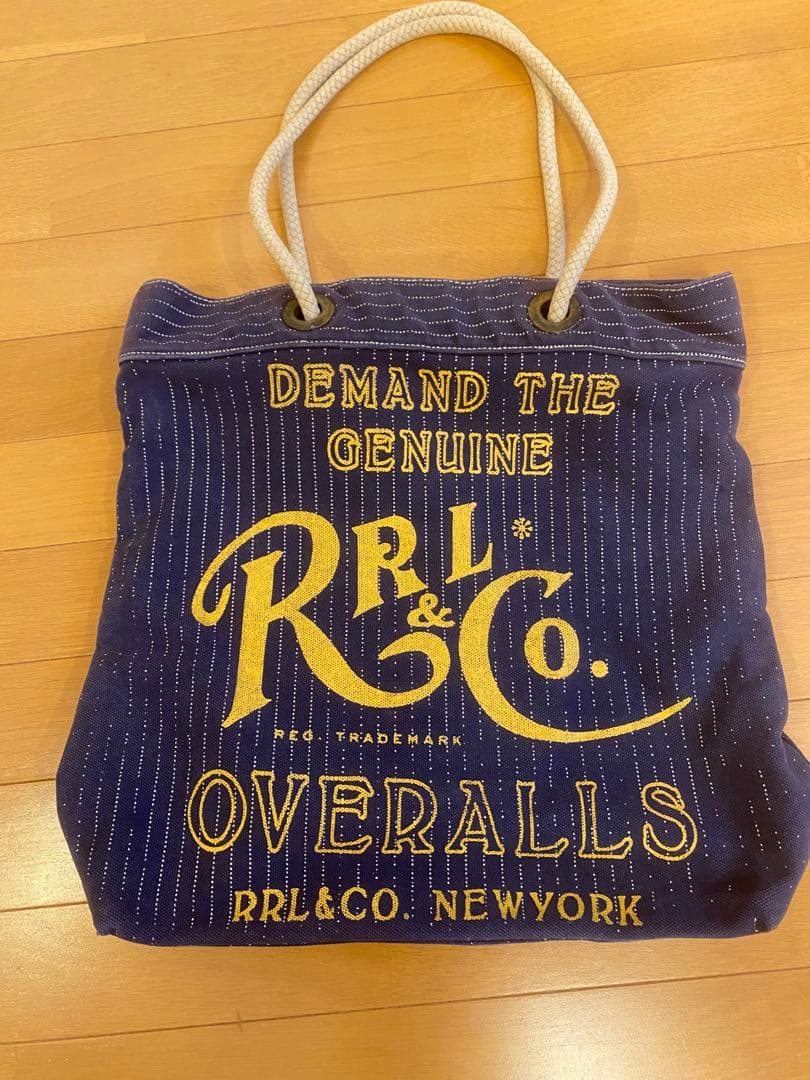 美品】RRL ダブルアールエル キャンバストートバッグ