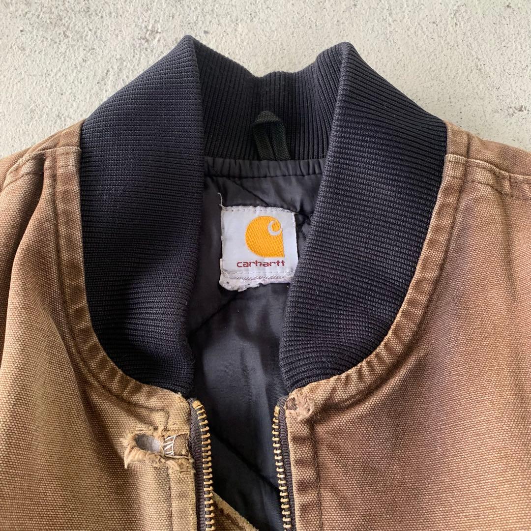 90s Carhartt ダックベスト　ブラウン　フェード