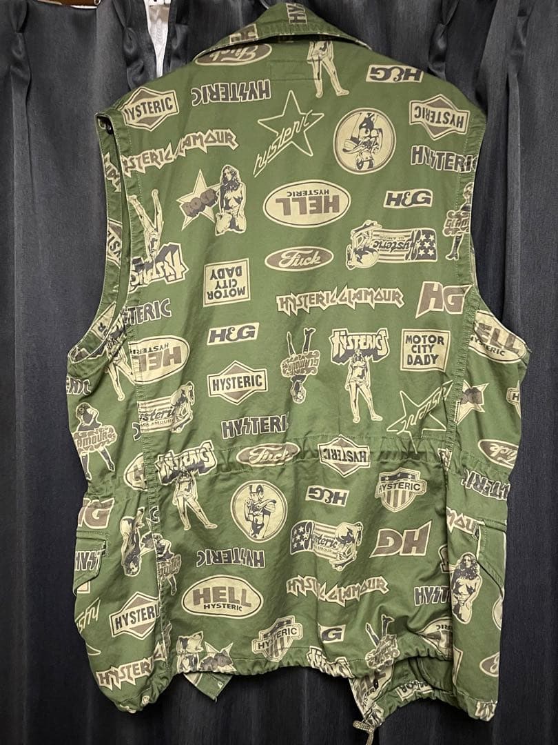 最終お値下げ　　HYSTERIC GLAMOUR ベスト Lサイズ カーキー