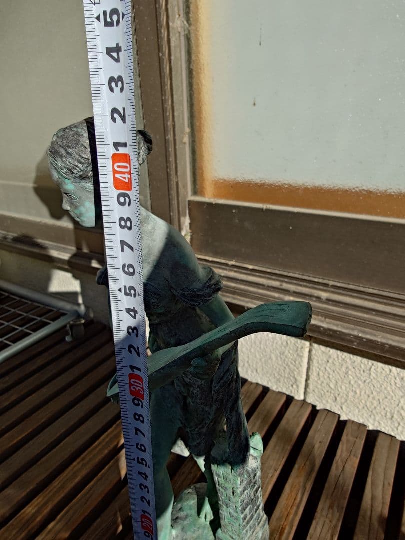 ブロンズ？　ブロンズ像？　女性　アンティーク