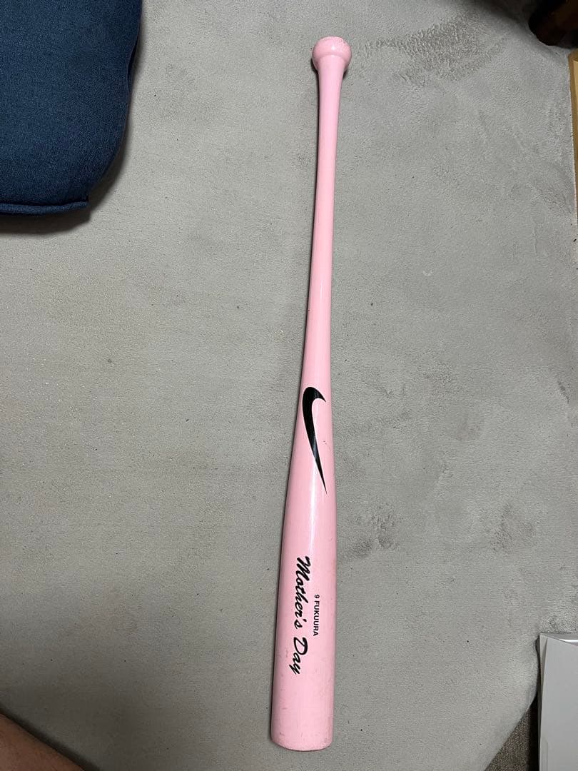 レ*ス様 母の日限定硬式バット 千葉ロッテマリーンズ福浦モデル♯9
