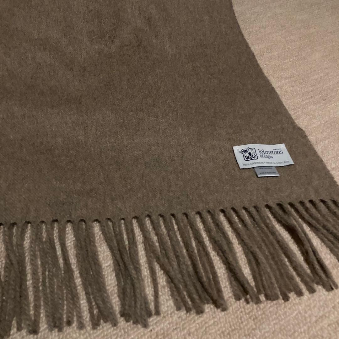 Johnstonsジョンストンズ カシミヤ大判ストール人気色オッター