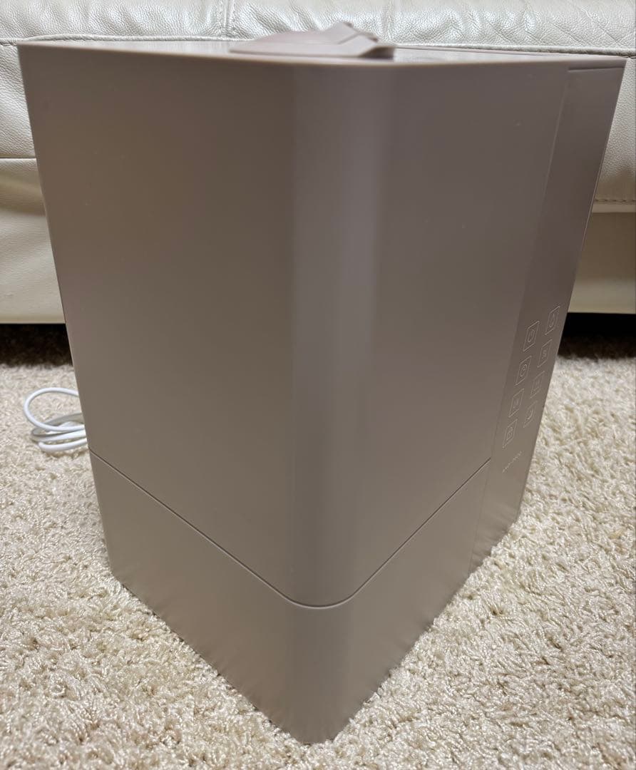 未使用に近い　モダンデコUV除菌機能付き　ハイブリッド加湿器 グレージュ