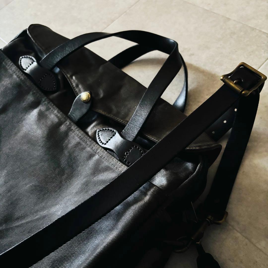 フィルソン　ラギッドツイル　オリジナルブリーフケース　オッターグリーン　USA製