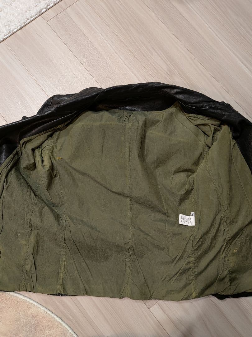 ピース ( ´▽｀)Incarnation カーフレザー ダブルライダース