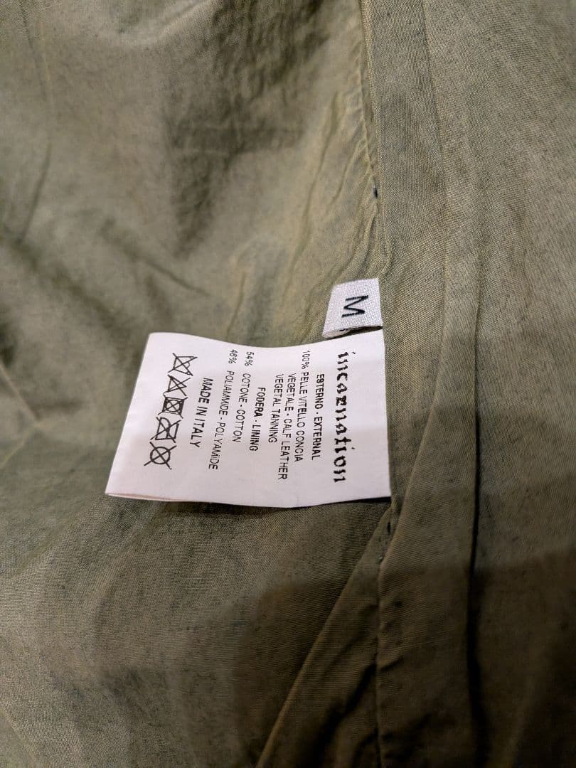 ピース ( ´▽｀)Incarnation カーフレザー ダブルライダース