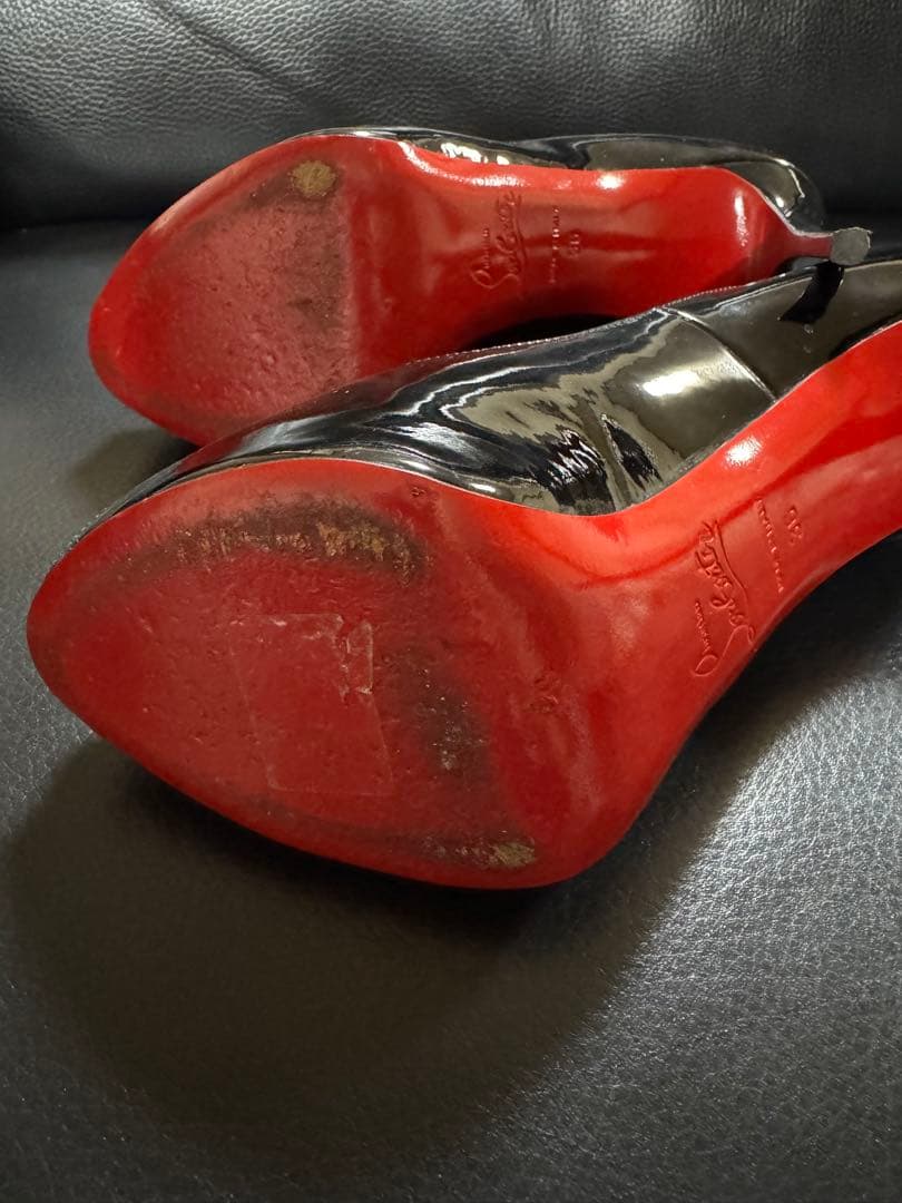 【再々値下げ】Christian Louboutin オープントゥ ハイヒール