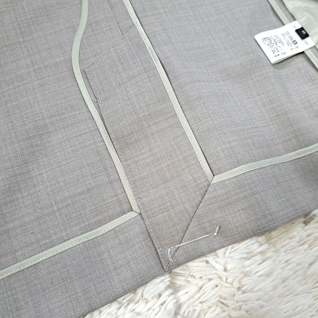 タグ有 グリーンレーベルリラクシング カチリラ セットアップ パンツスーツ 40