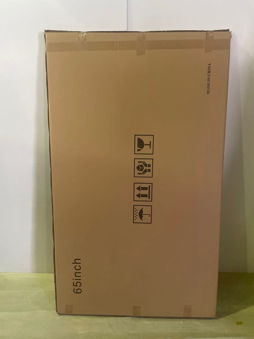 テレビ保護パネル 65インチ テレビカバー アクリル 固定ベルト付き