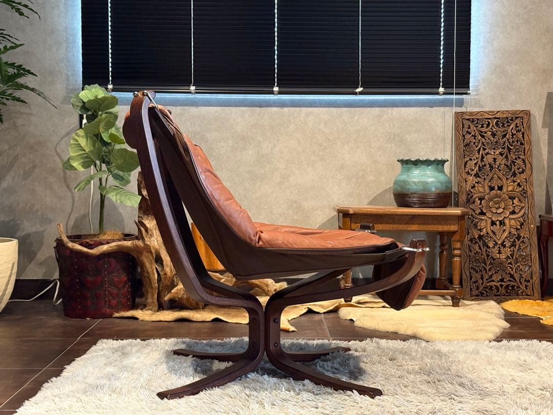 バットネ　vatne ヴィンテージ　ソファ　ファルコンチェア　ノルウェー　nZZ