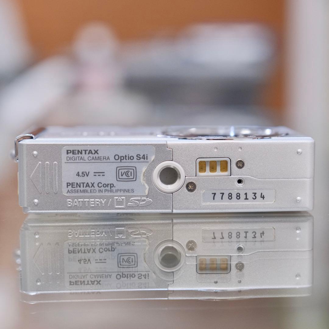 名機 動作品 デジカメ 平成レトロ CCD PENTAX OPTIO S4i