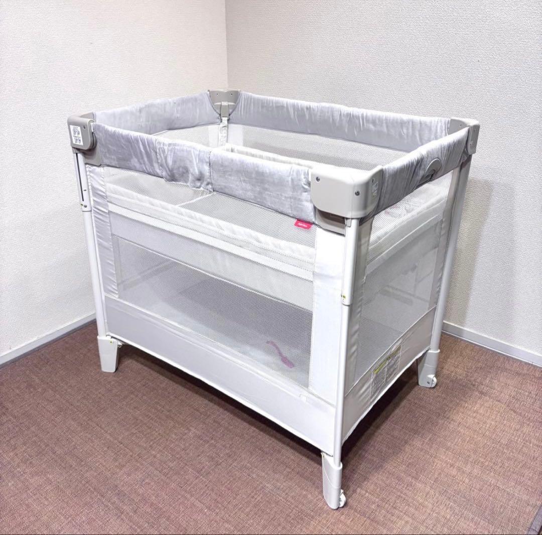 【美品】Aprica アップリカ ココネルエアープラス AB ホワイト ベージュ