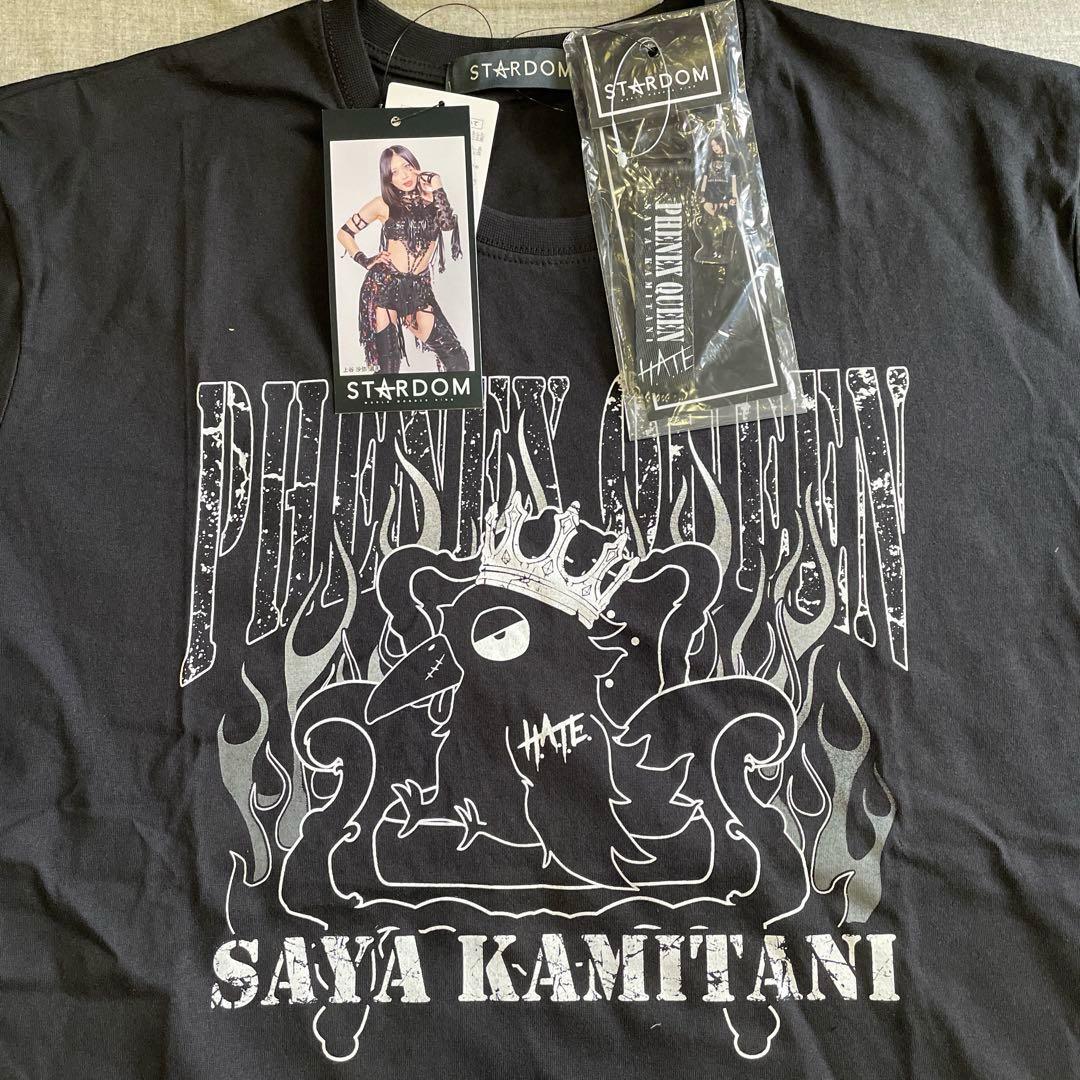 L　スターダム　上谷沙弥　Tシャツ　ストラップ付　H.A.T.E