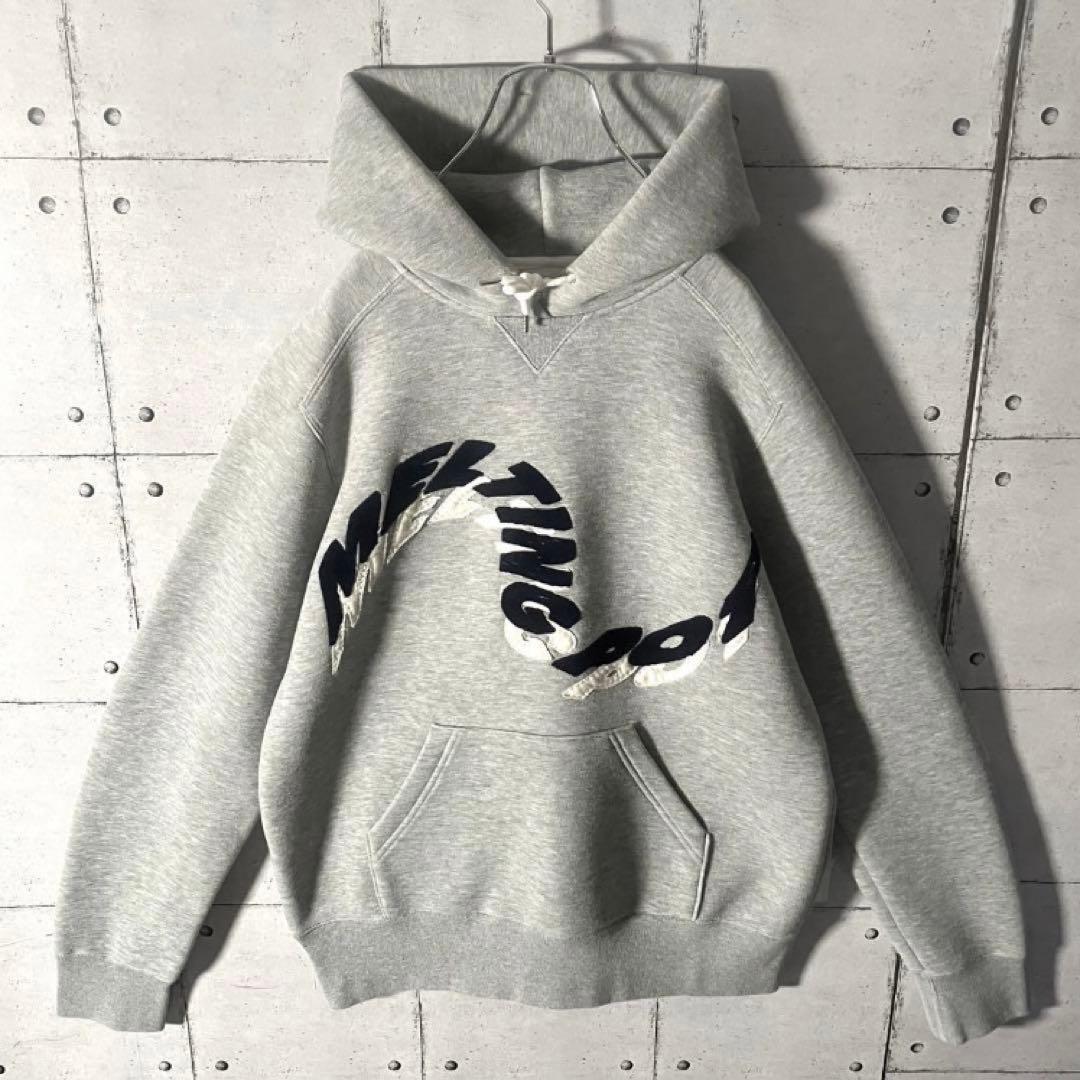 【即完売】sacaiサカイ☆メルティングポット刺繍ロゴスウェットパーカー2（M）