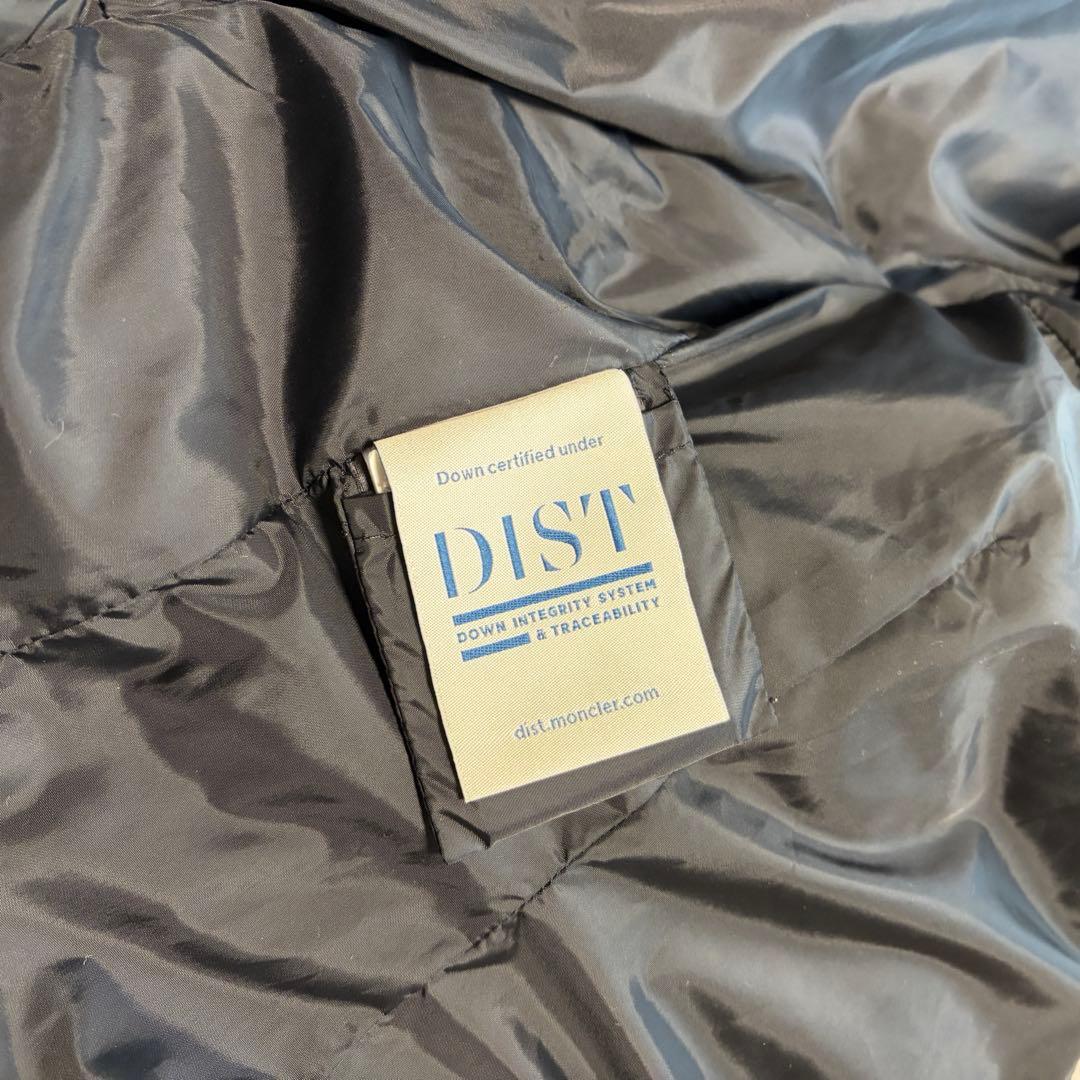 【美品】MONCLER フラメッテ ダウンコート ブラック サイズ1