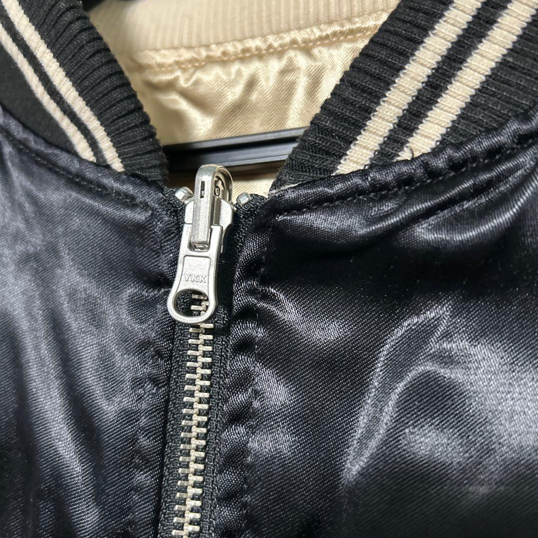 ONE PIECE スカジャン 海賊マーク刺繍　ルフィ