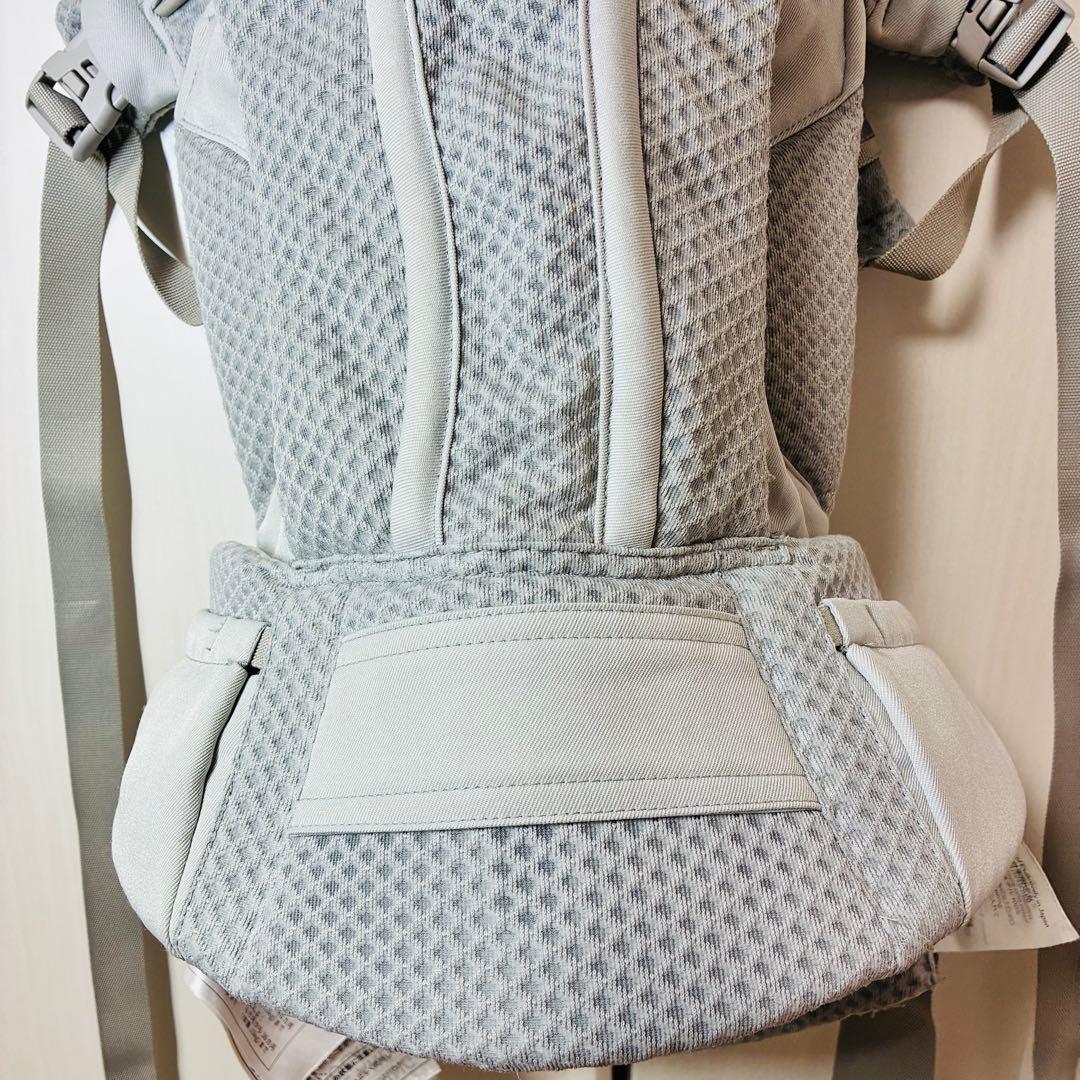 【状態良好】エルゴベビー 抱っこ紐 オムニブリーズ　パールグレー