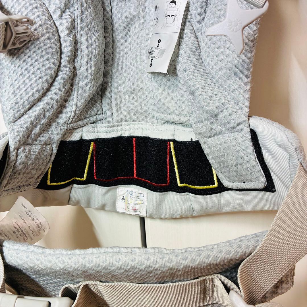 【状態良好】エルゴベビー 抱っこ紐 オムニブリーズ　パールグレー