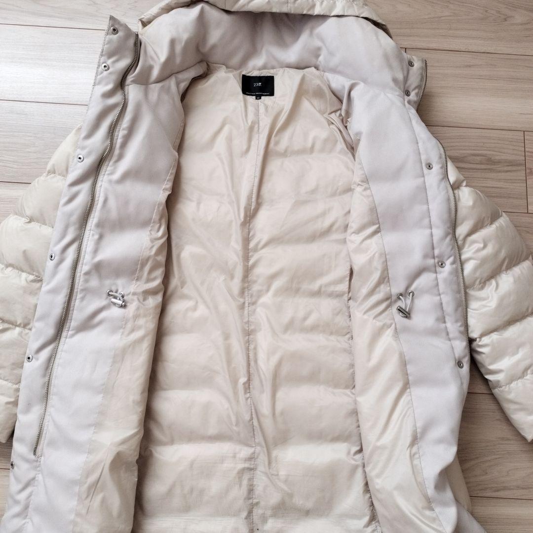 23区ベージュ ダウンジャケット サイズ40