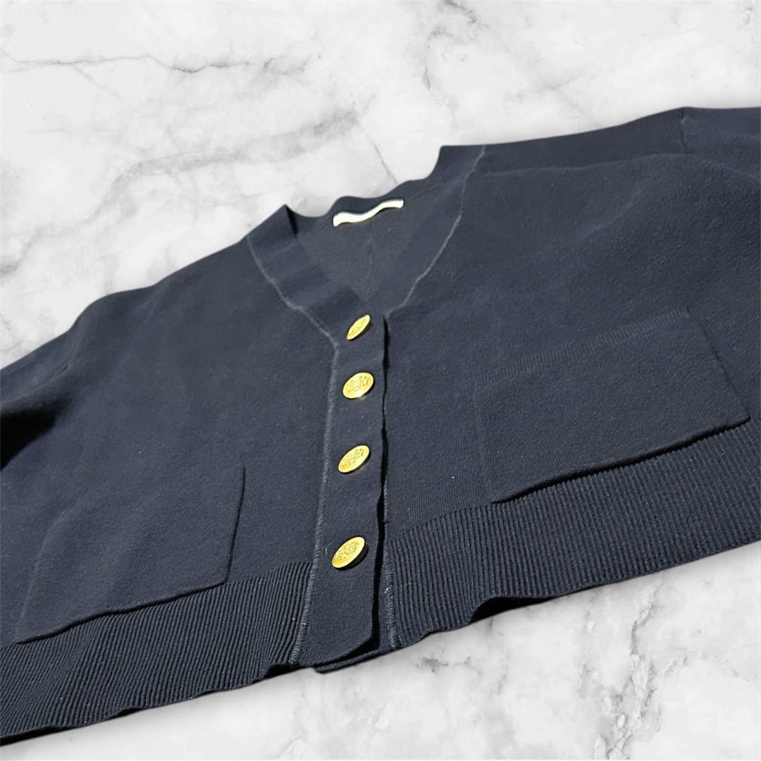 人気ジャーナルスタンダードレリュームコットンカシミヤミックスダブルニットVネック