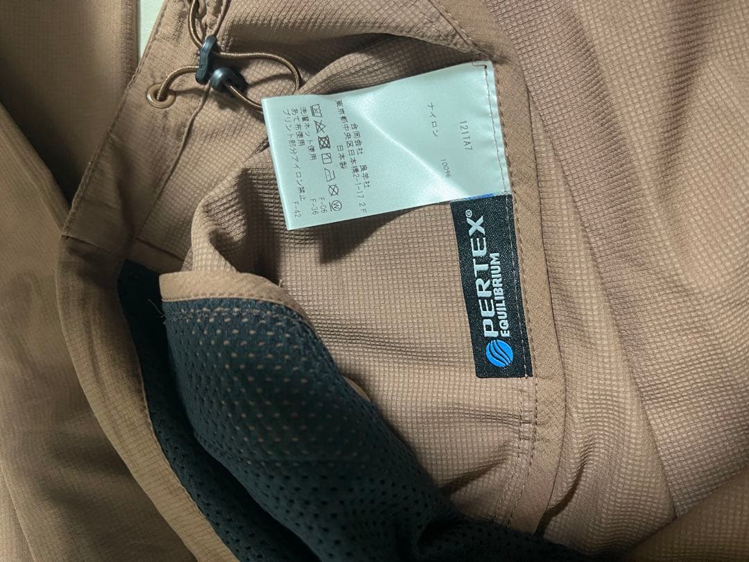 TANNUKI タヌキ Sato Wind Blouson S 茶 Pertex