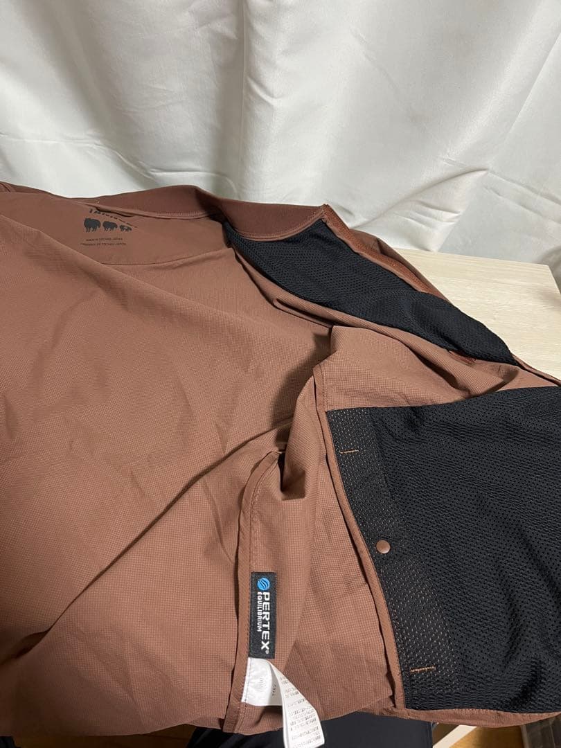 TANNUKI タヌキ Sato Wind Blouson S 茶 Pertex
