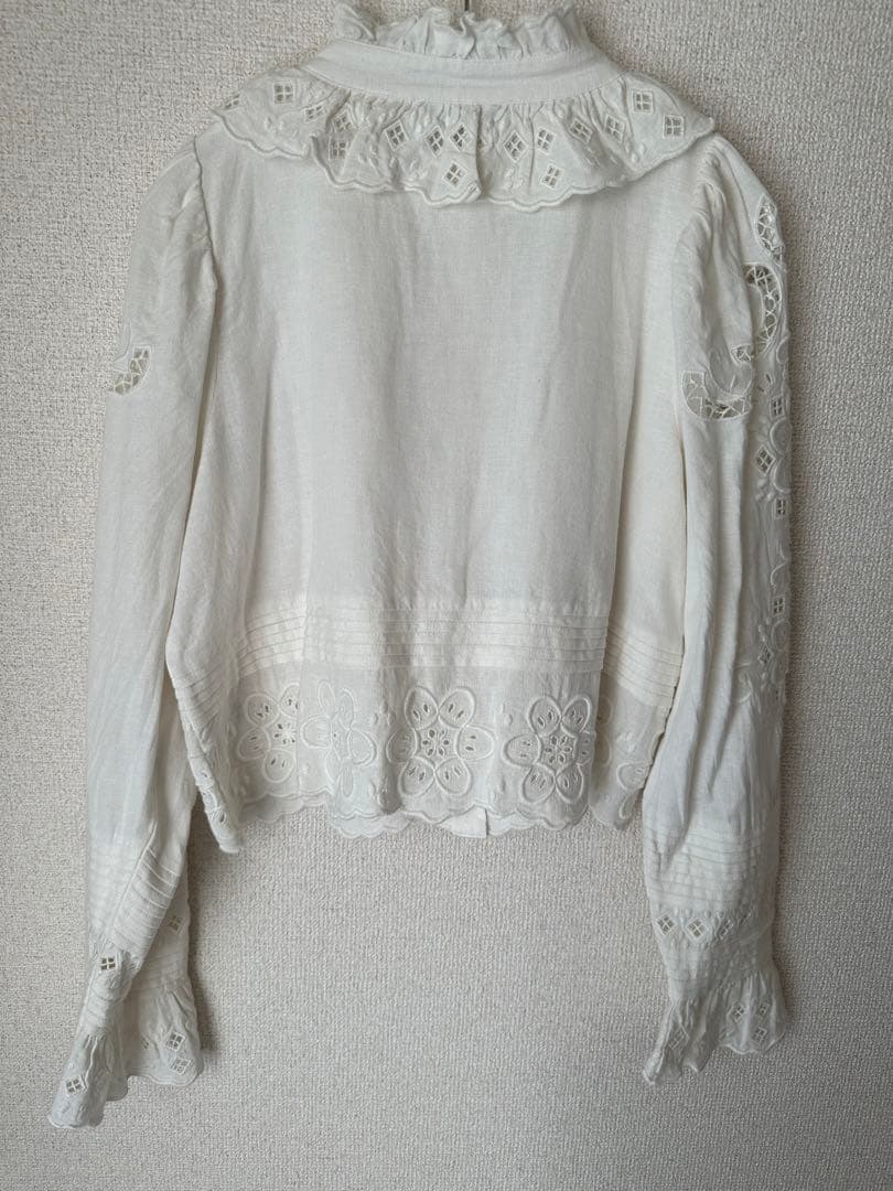 yuyu！Sea New York エンブロイダリーレースブラウス