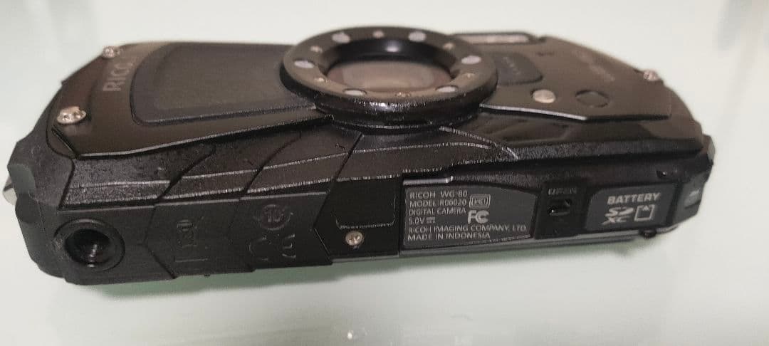 ★RICOHリコーWG-80防水・耐衝撃デジタルカメラ中古品