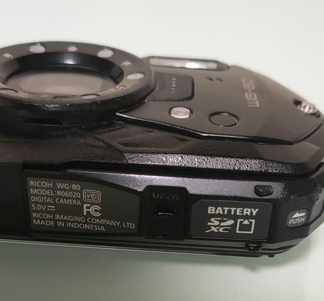 ★RICOHリコーWG-80防水・耐衝撃デジタルカメラ中古品