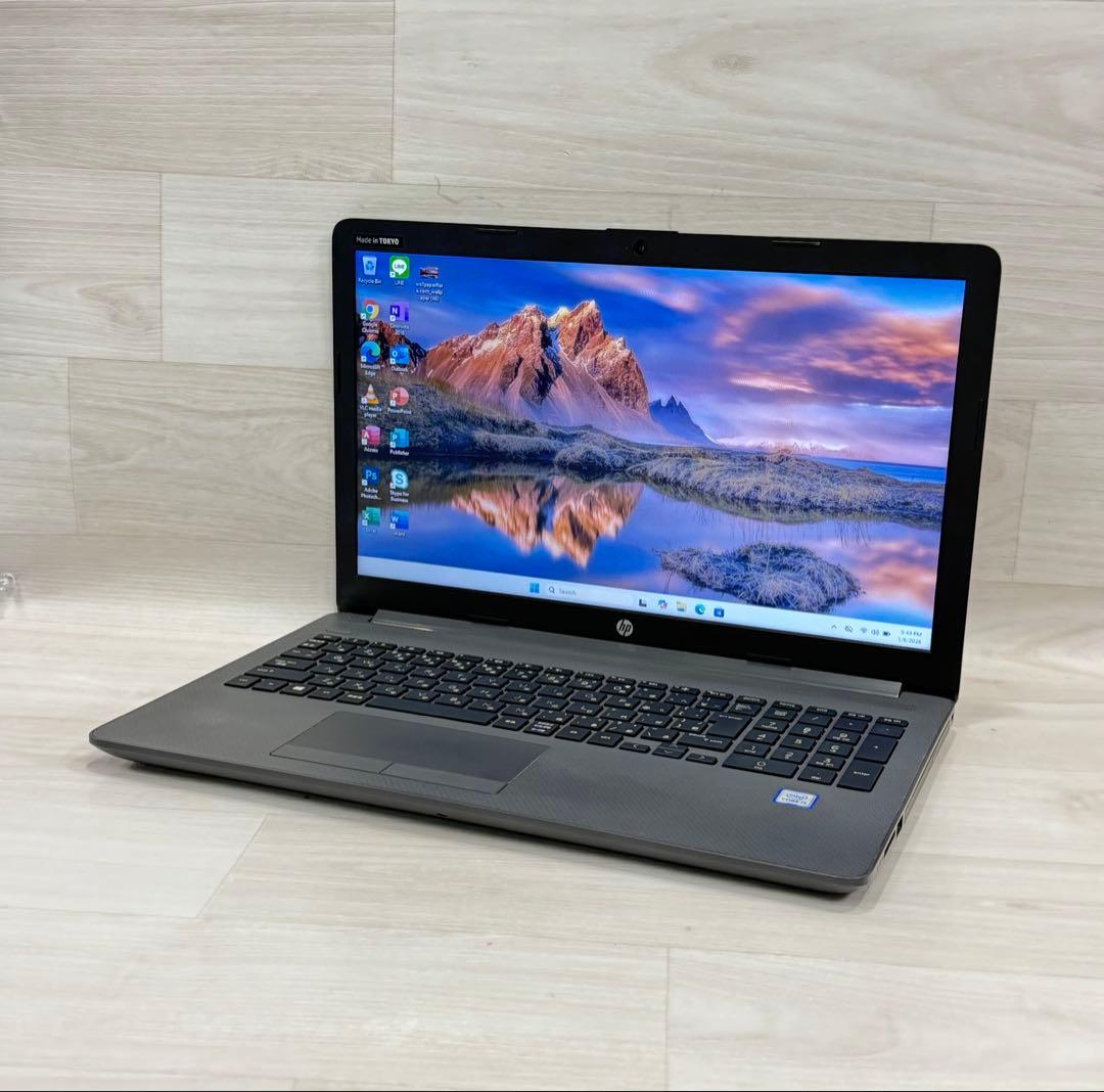 限定特価8 世代エイチピーHpノートパソコン8GB/256GB+500GフルHD