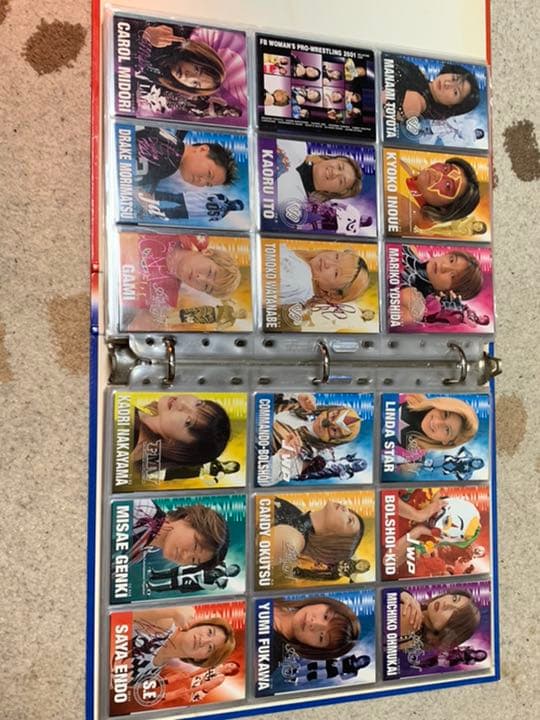 女子プロレスカード　女子プロレスサインカード　BBM女子プロレスサインカード