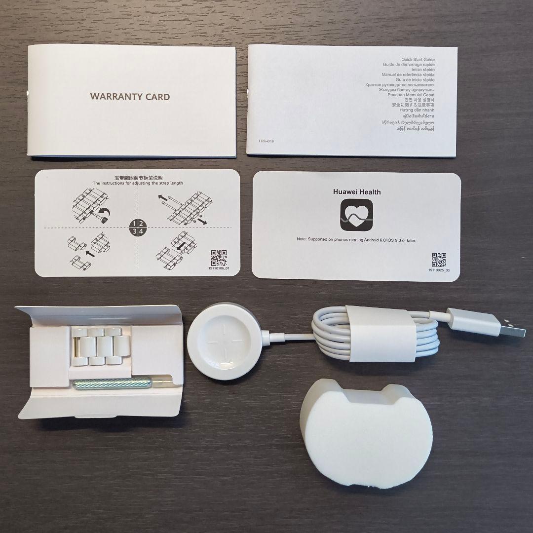 HUAWEI WATCH GT3Pro エレガントモデル ホワイト×ゴールド