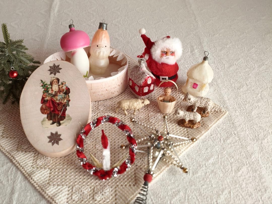 【ひまわり さま】vintage ornament ❀ かわいい 赤いおうち
