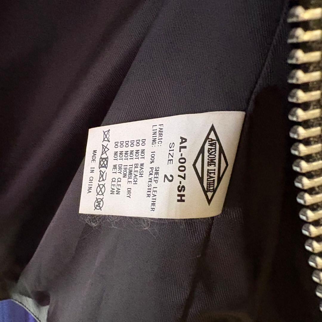 AWESOME LEATHER オーサムレザー シングルライダースジャケット