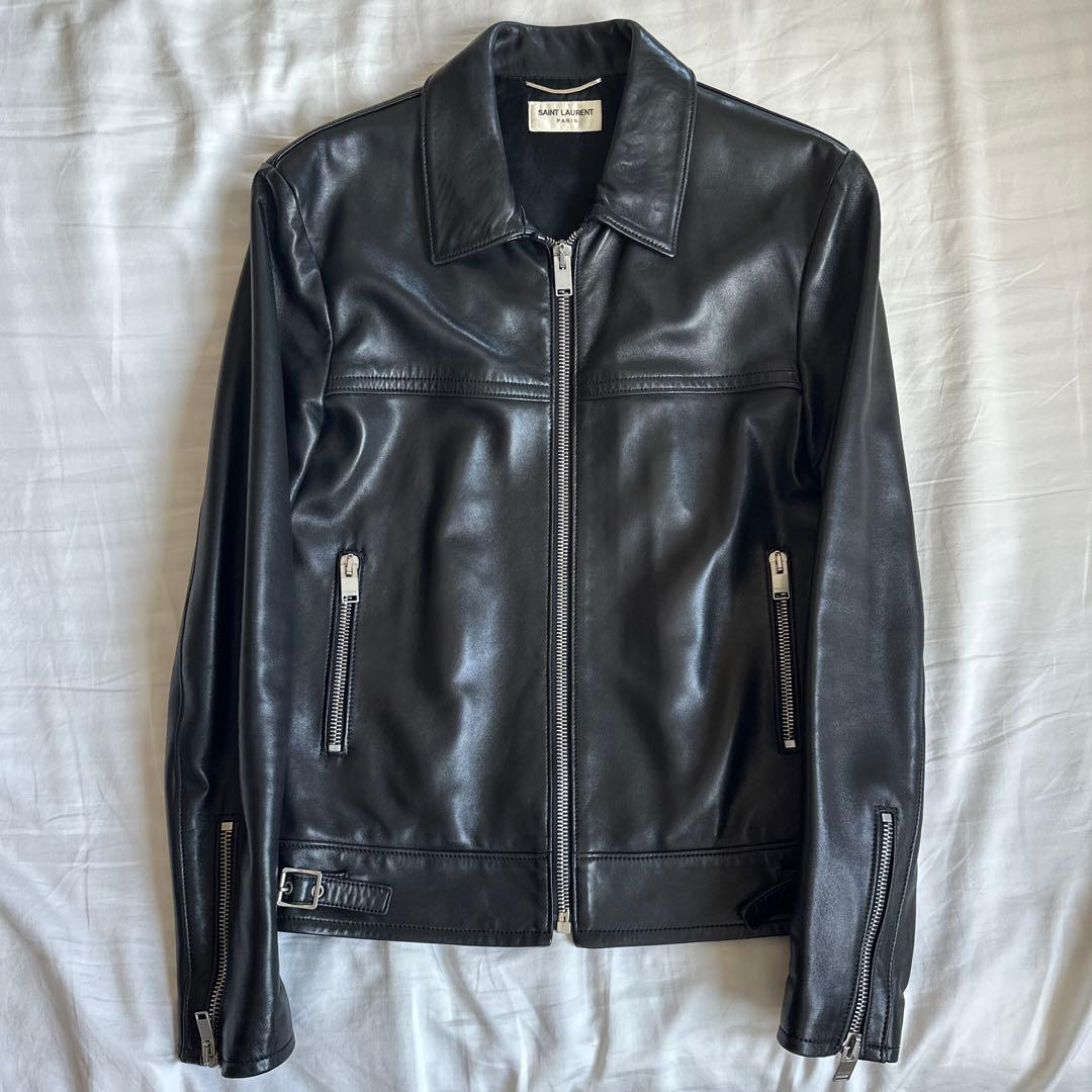 最終価格！［極上！エディ期 ］サンローラン パリ イタリア BLACK 50