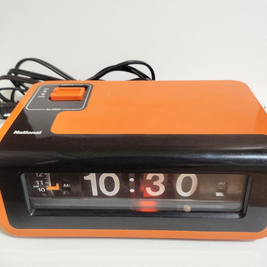 松下電工 ナショナル 目覚時計 ヤング スヤスヤ TG02 パタパタ時計