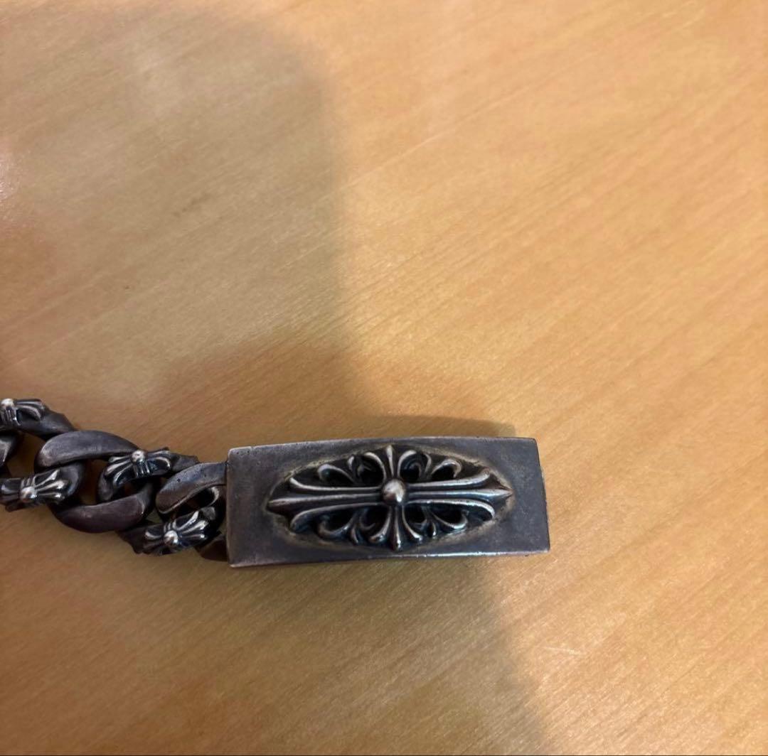 クロムハーツ フローラルクロスIDブレスレット