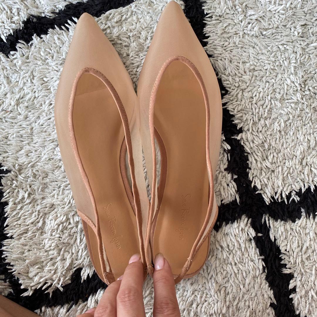 シールームリン　TULLEバックストラップミュール