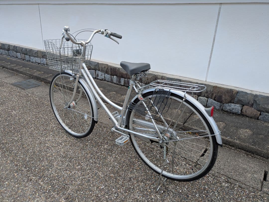 美品 27 インチ 自転車 軽快車 シティサイクル 名古屋市引き取り限定